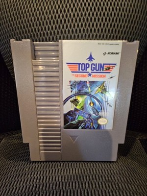 Top Gun The Second Mission - Nintendo NES 1990 - Authentic OEM Tested 