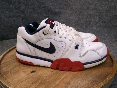 Nike Cross Trainer Low Men's Size 11.5 White Gym Red Obsidian Shoes CQ9182-101