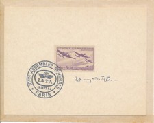 France 1942 N° 540 œuvres de l'air signé graveur Cheffer a l'Assemblée de l'IATA