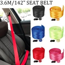 Universal 3.6m Seat Belt Webbing Racing Car Seat Safety Belt Strap Replacement