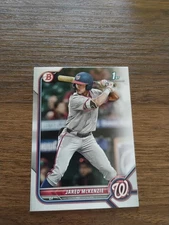 Jared McKenzie 2022 Bowman Draft BD-5 Washington Nationals Baseball Card