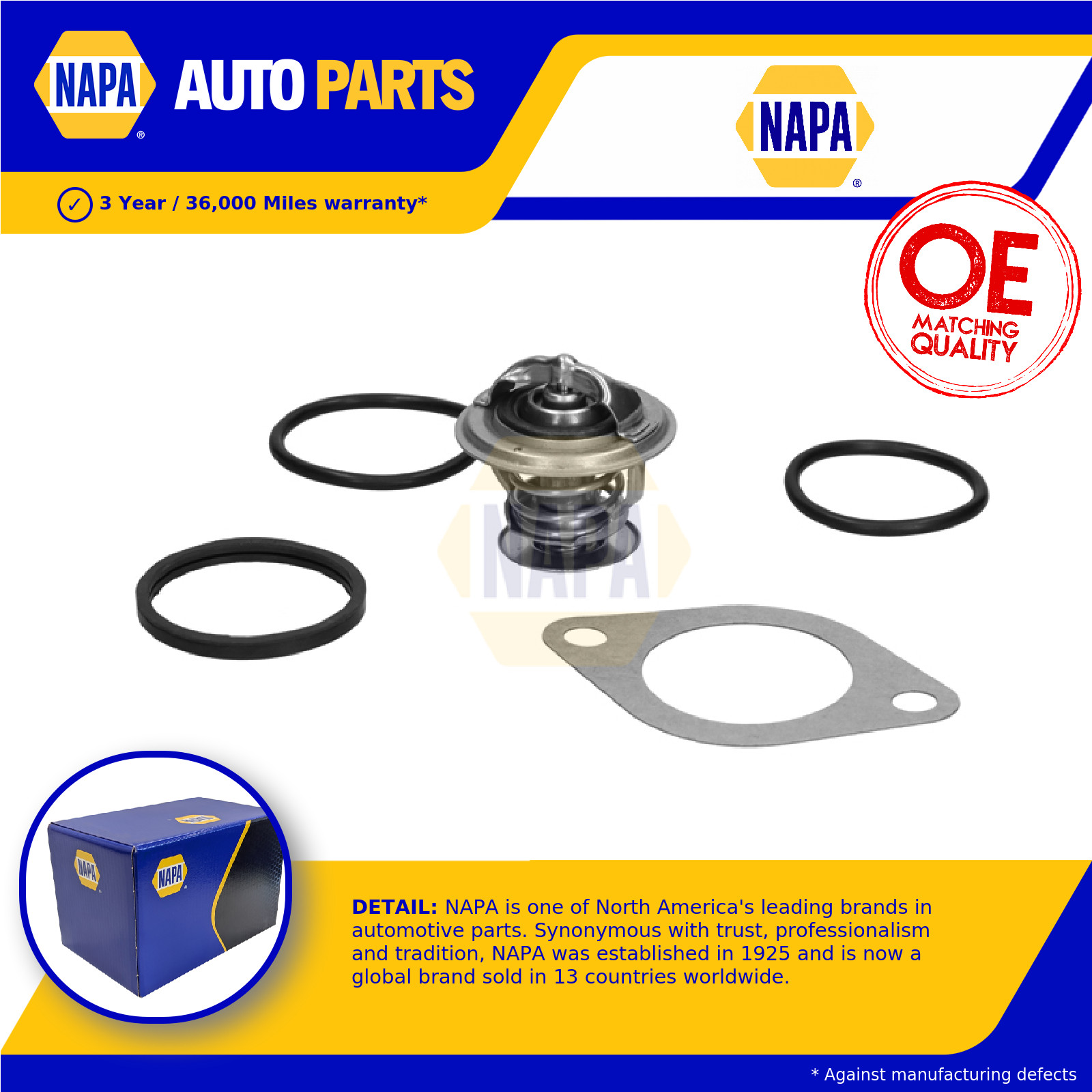Coolant Thermostat fits VW PASSAT 79 to 10 NAPA VOLKSWAGEN Quality Guaranteed - Image 5