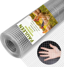 1/2 Inch 19 Gauge Hardware Cloth, 48"X50' Double-Layer Hot-Dip Galvanized after