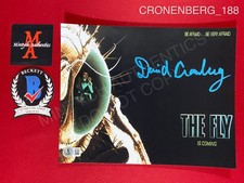 David Cronenberg autographed signed The Fly 8x10 photo Beckett COA horror