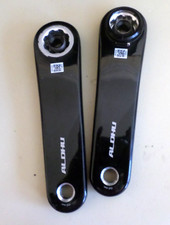 Rotore Aldhu Carbonio 155mm Manovella Bracci NERO-ROTORE 30mm ASSE COMPATIBILE