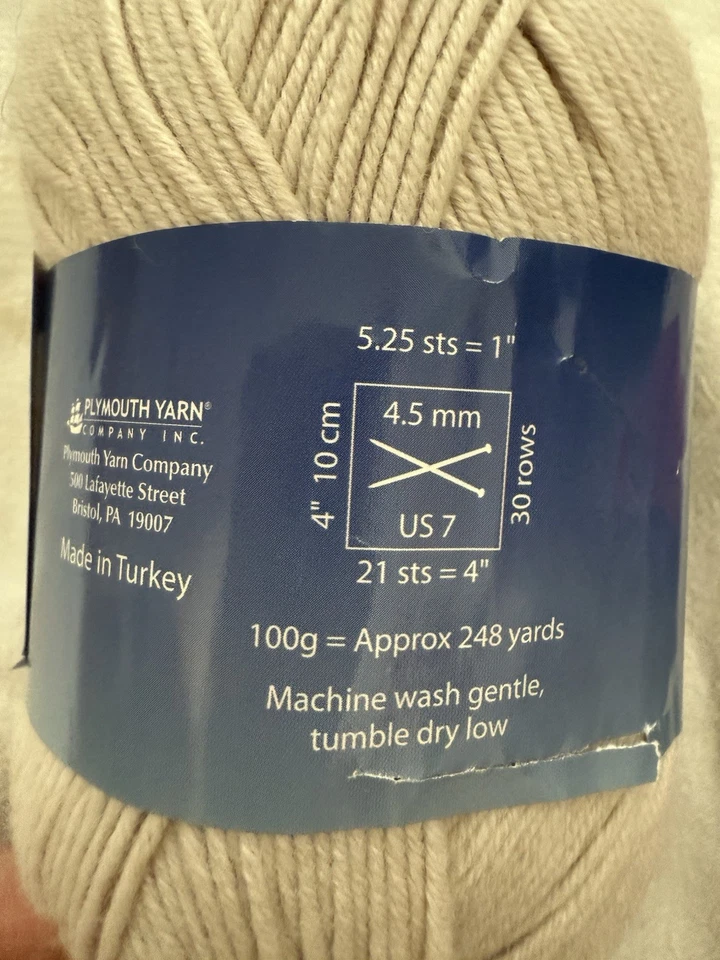 2 Bolas Plymouth Bandai’s Hilado Beige Y Rosa 100g Cada Mezcla Bambú/nylon. Nuevo Foto 4 de 4