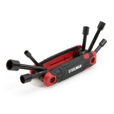 Steelman 6-Piece Universal Folding Nut Driver Set 60712