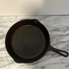 Vintage Griswold 11 1/4”Cast Iron Skillet No 9 Smooth Cooking Area Slight Wobble