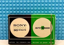 SONY VINTAGE A B 1970 USA 90 2 BLANK CASSETTE TAPE 1 SEALED
