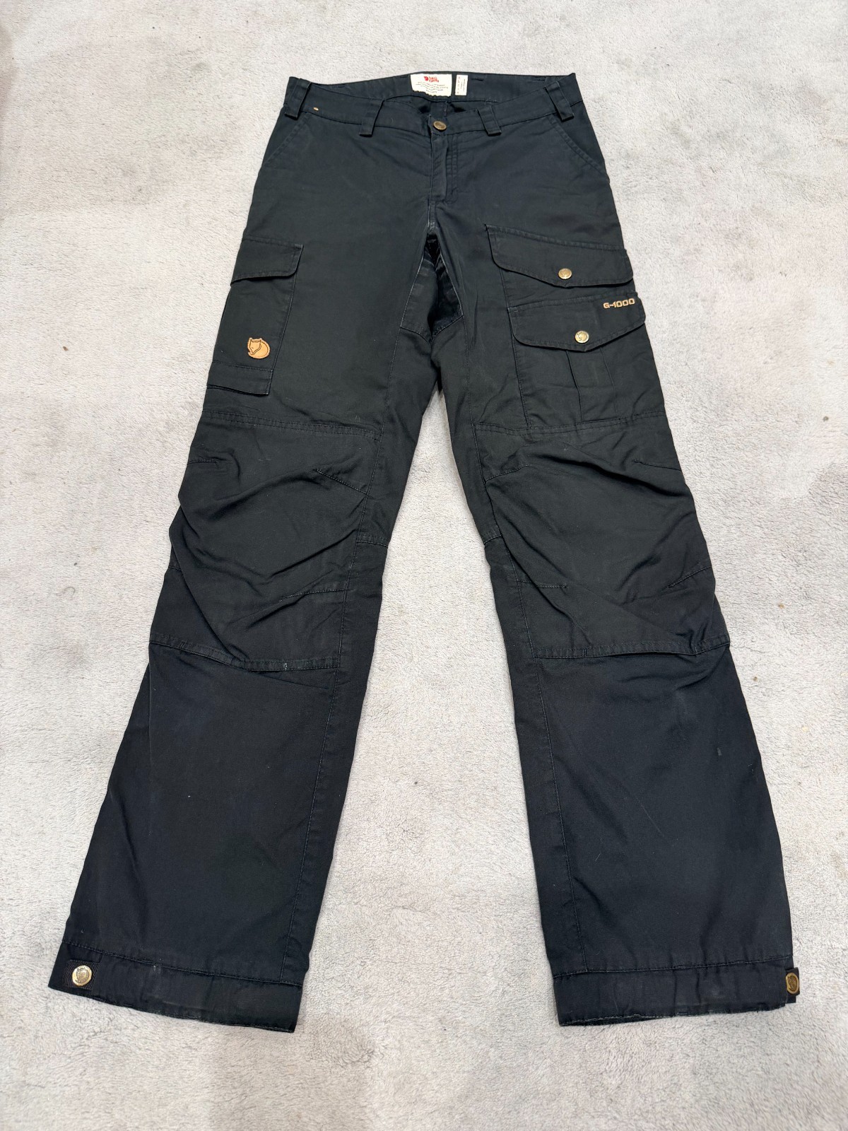 Fjallraven Vidda Pro Curved Women’s Black Trousers Pants Size EU 36  UK 8