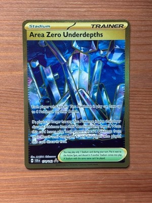Pokemon Area Zero Underdepths 174/142 Stellar Crown Gold Hyper NM