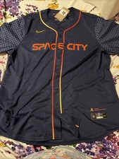 Nike Houston Astros Nike City Connect Space City Jersey Mens Large Baseball MLB