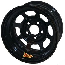 Aero Race Wheels - 51-series - 15x10 - 2in Bs - 5x5 - Steel - Black