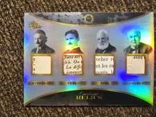 2024 Einstein / Tesla / Bell / Edison Pieces Of The Past Quad Historic Relic