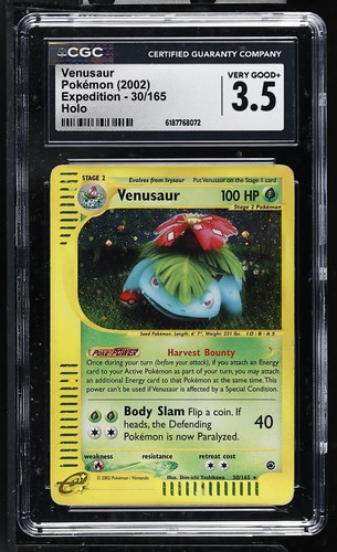 Venusaur graded CGC 3.5 for sale on eBay