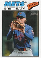 2026 Topps Heritage Brett Baty #19 New York Mets