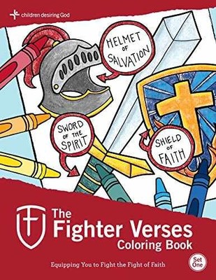 The Fighter Verses Coloring Book, - Staple Bound, by Sally Michael - Very Good