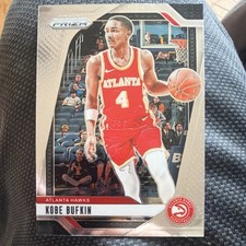 2024-25 Panini Prizm Kobe Bufkin #166 Atlanta Hawks Basketball Base Set