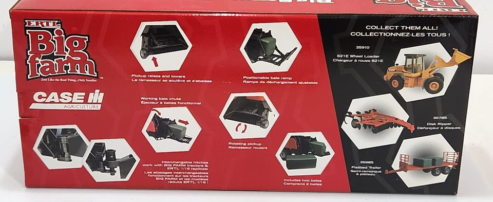 ERTL Big Farm Case IH LB333 Big Square Baler 1/16 35912 Age 3+ - Image 4 of 4