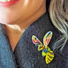 ERSTWILDER BROOCH - THE YOUTHFUL YELLOWJACKET WASP. NIB.