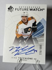 2017-18 SP Authentic Autographed Future Watch Mike Vecchione #131 220/999 RC 🔥