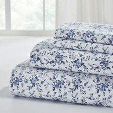 3-Piece 100 Cotton Flannel Sheet Set Soft and Durable for Every Season, Br...