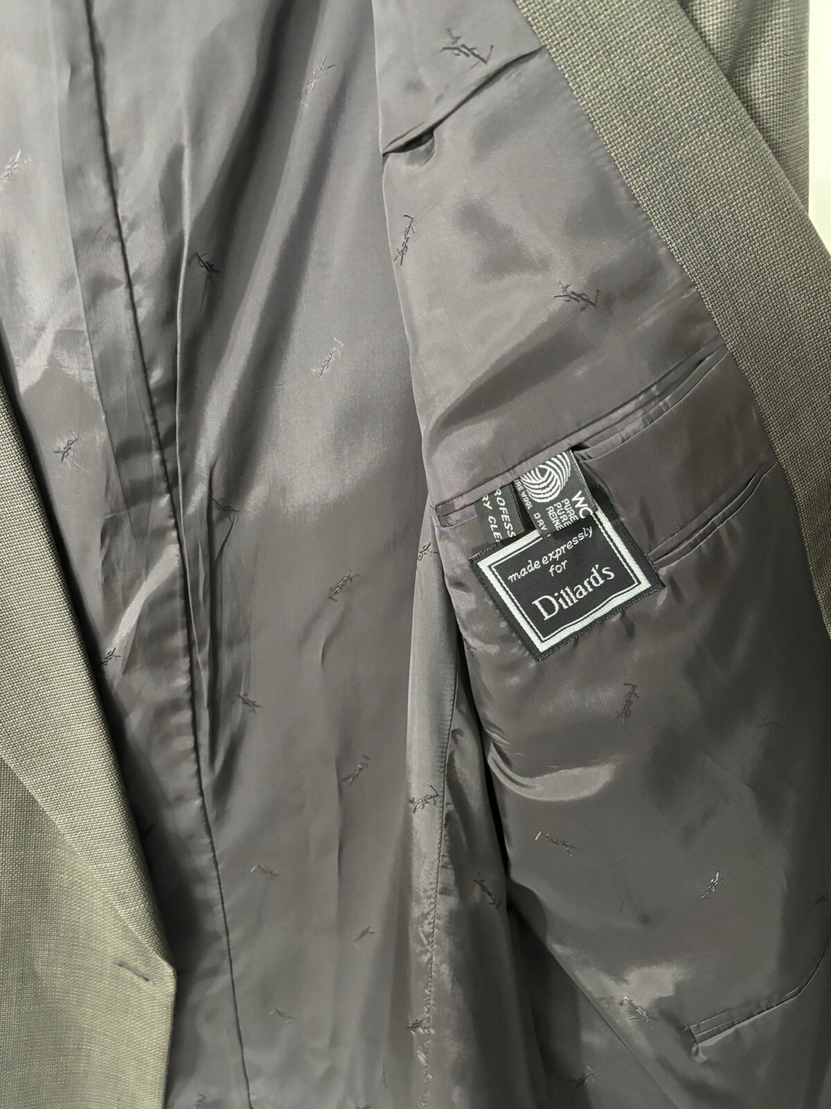 Giacca blazer in tweed Yves Saint Laurent YSL Taglia 44R