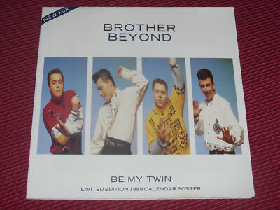Brother Beyond: Be My Twin LTD CALENDAR SLEEVE  7''   UNPLAYED NEW EX SHOP STOCK