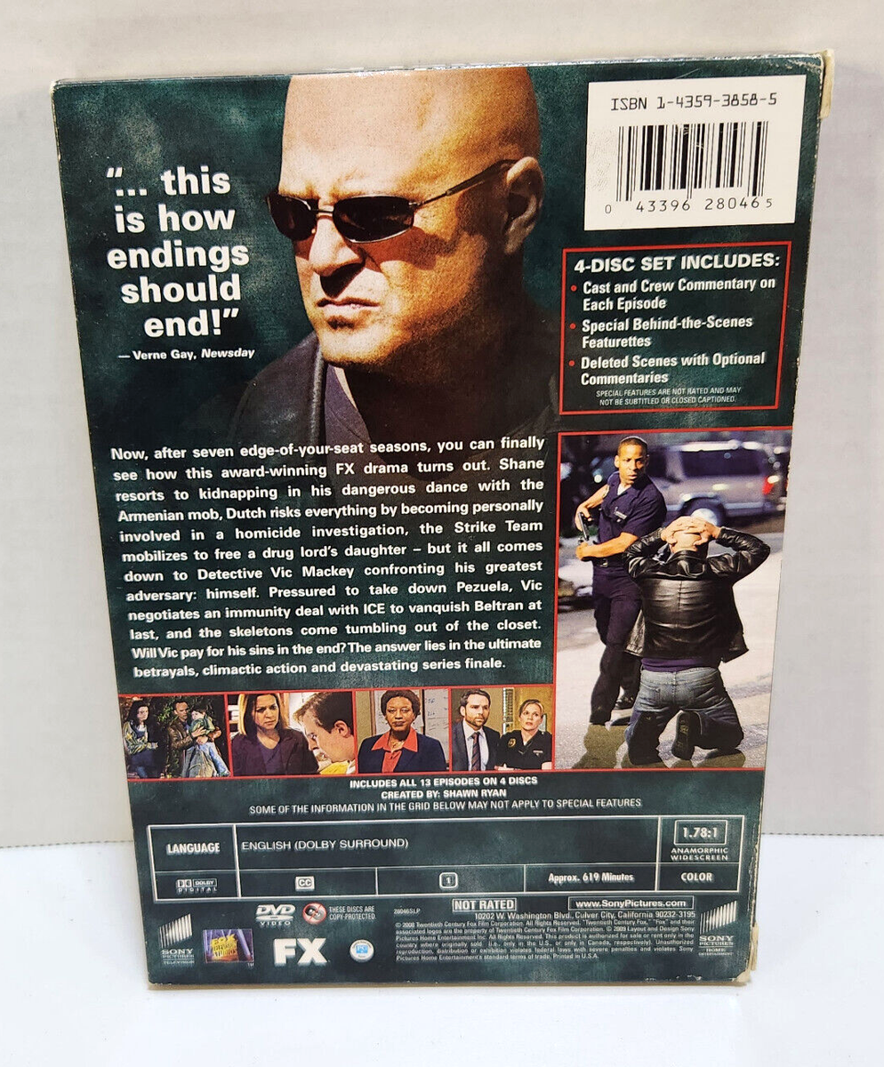 Drama Vic Mackey Sunglasses The Shield: Season 4+5 DVD TV SERIES