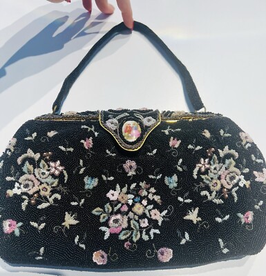 【HERVE】SEINE BAG NYLON BLACK black zipped nylon shoulder bag