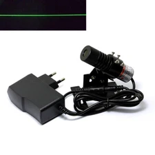 520nm 30mW 50mW 80mW Adjusted Green Lasers Line Module 22x70mm w/ AC Connector