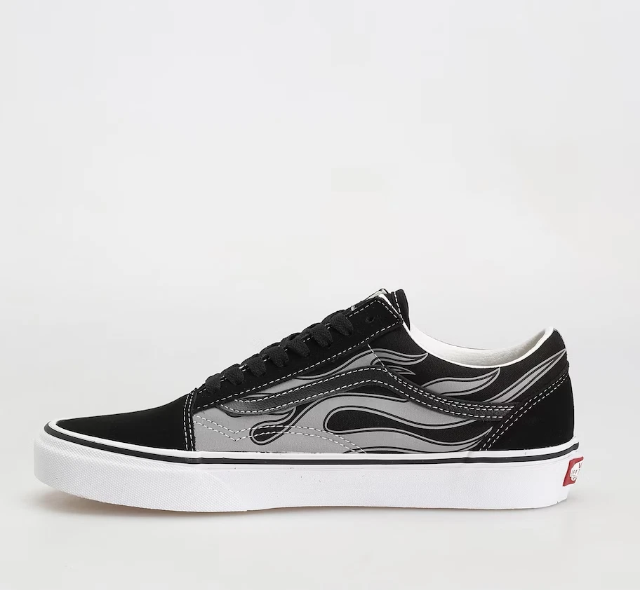 VANS OLD SKOOL SHOES REFLECTIVE FLAME BLACK VN0005UFBMA1 eBay