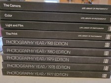 Time Life Library of Photography 9 Vol. Lot 1970s, Index,77,78,79,80,81 Yearbks.