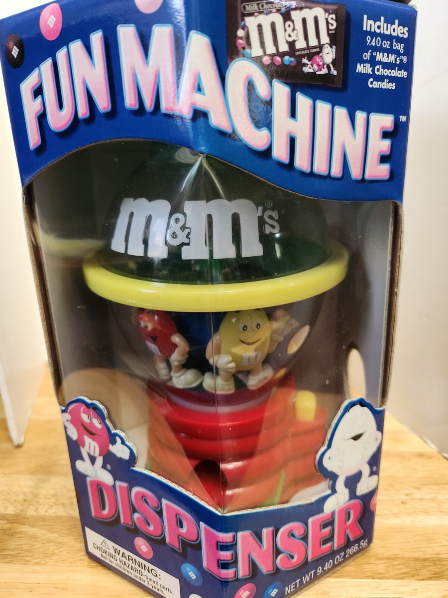 M&M's World Fun Machine Candy Dispenser - New In The Box w Candy