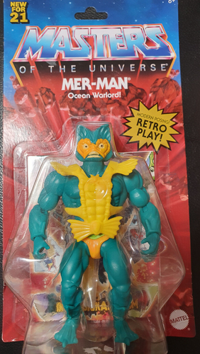 Masters of the Universe Original Action Figure Bundle: Skeletor, He-Man, Mer-Man - Picture 7 of 8