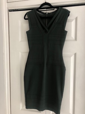 french connection bandage dress green French Connection | Dresses | French Connection Bandage Dress In Olive Green