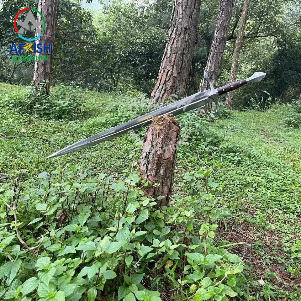 Medieval warrior sword D2 Steel Viking Sword Survival Hunter Sword - Image 2 of 4