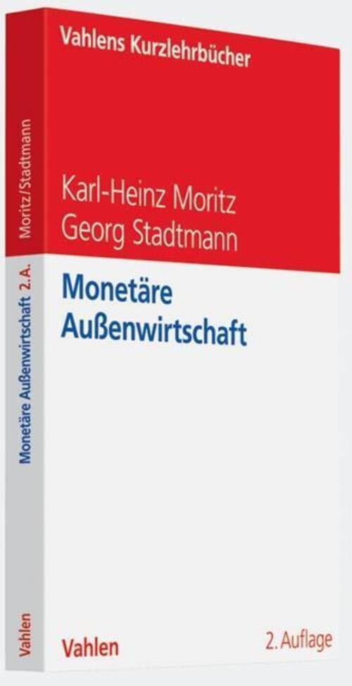 Thumbnail - Monetäre Außenwirtschaft | Vahlens Kurzlehrbücher | Moritz | Deutsch |