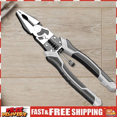 8/9inch Multifunctional Diagonal Pliers Silver Needle Nose Pliers Hardware Tool 
