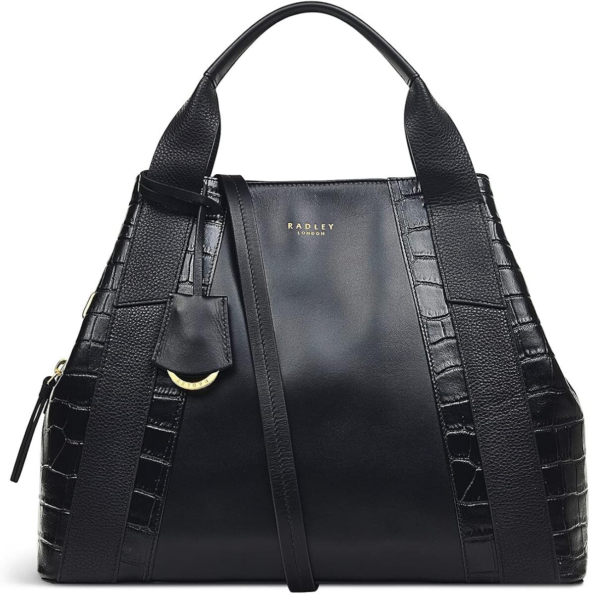 $298 Radley London Baylis Road Faux Croc Medium Zip Around Satche