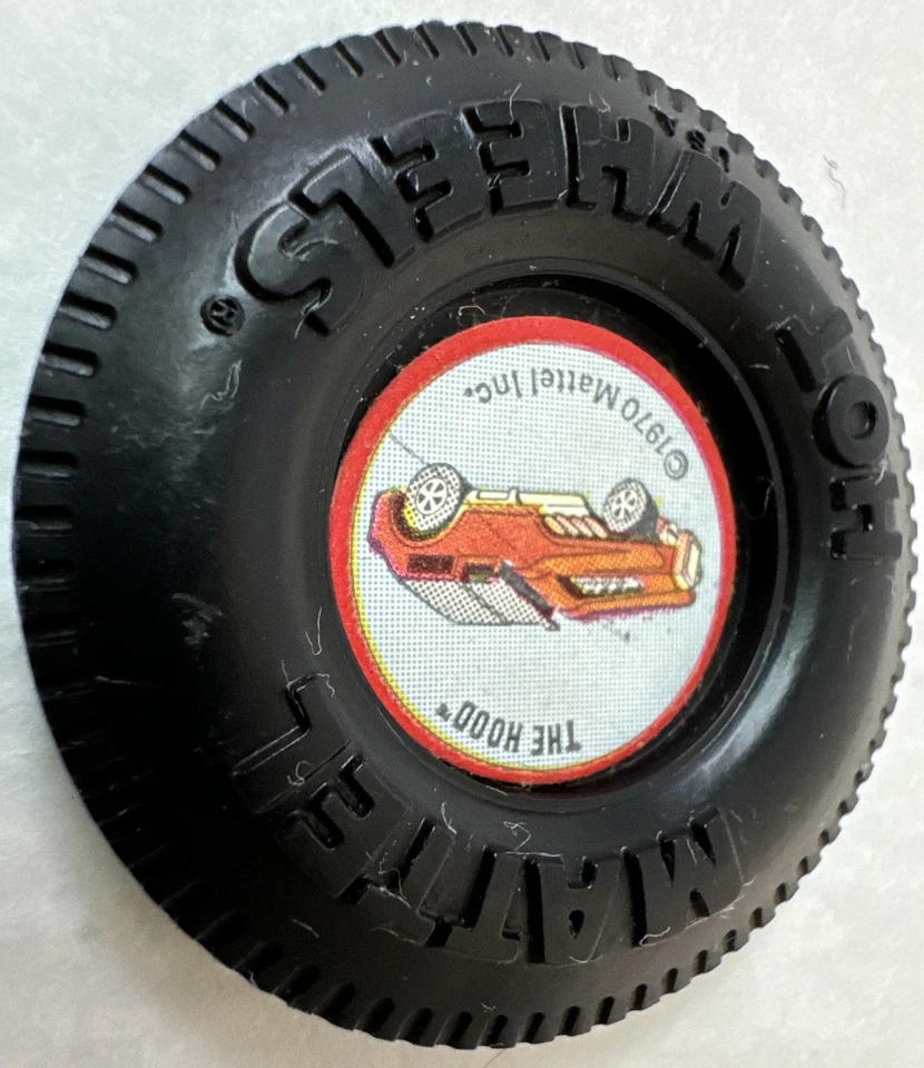 Botón "The Hood" de plástico Redline original vintage Mattel Hot Wheels, años 70 Foto 4 de 4