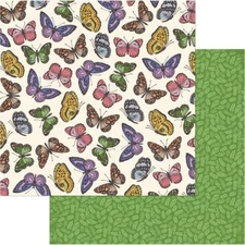 Moonlight Magic - Heart Flutter, scrapbook paper, DS - Crate Paper #34022022