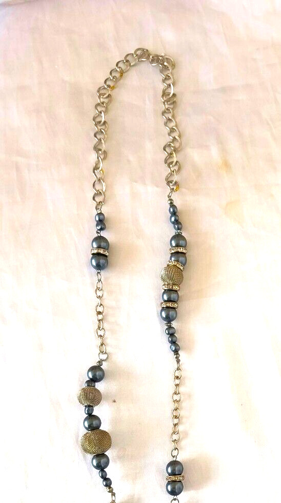 Women's Necklace Statement Multistrand Imitation … - image 3