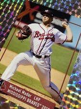 2018 MICHAEL MADER ROOKIE #33 MISSISSIPPI BRAVES MINOR LEAGUE AA CSTORE RARE