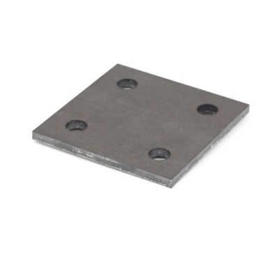 Fußplatte Ankerplatte Stahlplatte Eisenplatte Bodenplatte 80 bis 300 mm gelocht