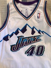 Calbert Cheaney Utah Jazz Game Worn Jersey Indiana IU