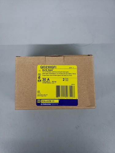 1 NEW IN BOX SQUARE D QO230GFI 30A QWIK-GARD CIRCUIT BREAKER PLUG-ON BEST PRICE