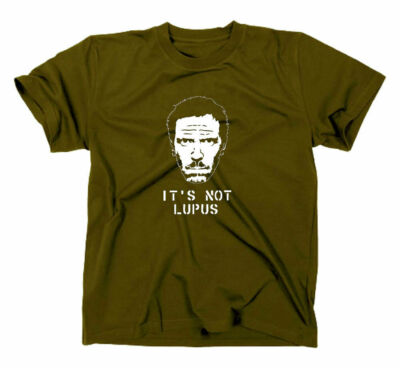 #2 Dr House T-Shirt Fanshirt TV Serie Its Not Lupus Logo Fanshirt Fan Doctor