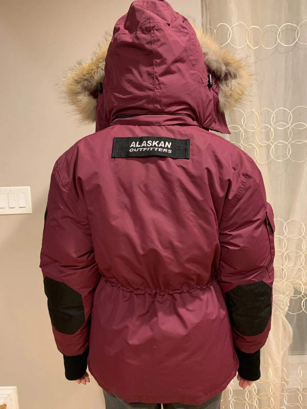CANADA GOOSE Alaskan Outfitters 40F Canada Procione piumino d'oca parka donna bordeaux M Medium
