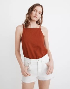 Madewell Denim Shorts Relaxed In Tile White NWT Women's